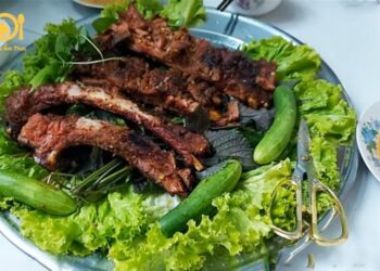 sườn bò nướng sa tế