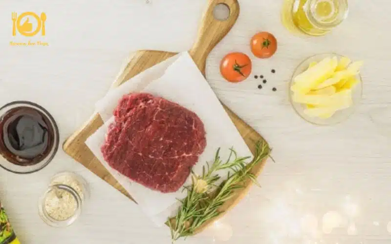 Cách làm thăn bò nướng nồi chiên không dầu ngon cho gia đình 8 thăn bò nướng nồi chiên không dầu