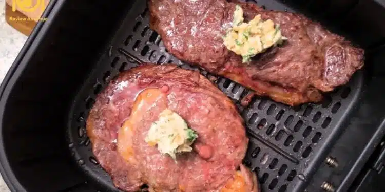 thăn bò nướng nồi chiên không dầu