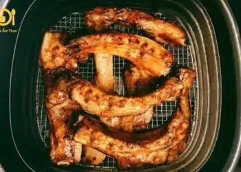 thịt dẻ sườn bò nướng nồi chiên không dầu