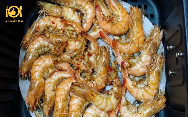 Tôm nướng mọi bằng nồi chiên không dầu: Món ngon đầy hương vị 8 tôm nướng mọi bằng nồi chiên không dầu