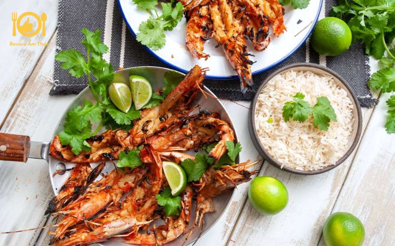 Tôm nướng muối ớt nồi chiên không dầu - Món ngon hấp dẫn 6 tom nuong muoi ot noi chien khong dau 1 1