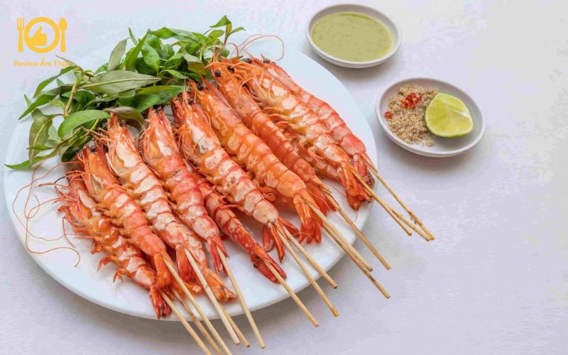 Tôm nướng muối ớt nồi chiên không dầu - Món ngon hấp dẫn 7 tôm nướng muối ớt nồi chiên không dầu