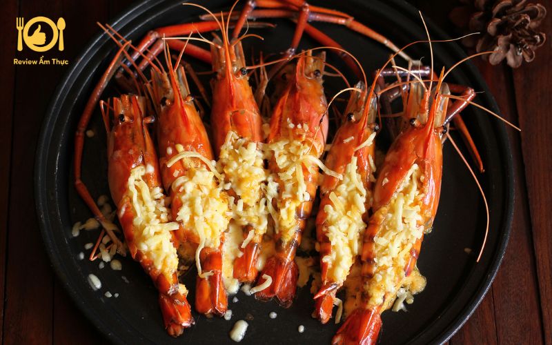 Cách làm món tôm nướng phô mai mozzarella đậm đà hương vị 12 tôm nướng phô mai mozzarella