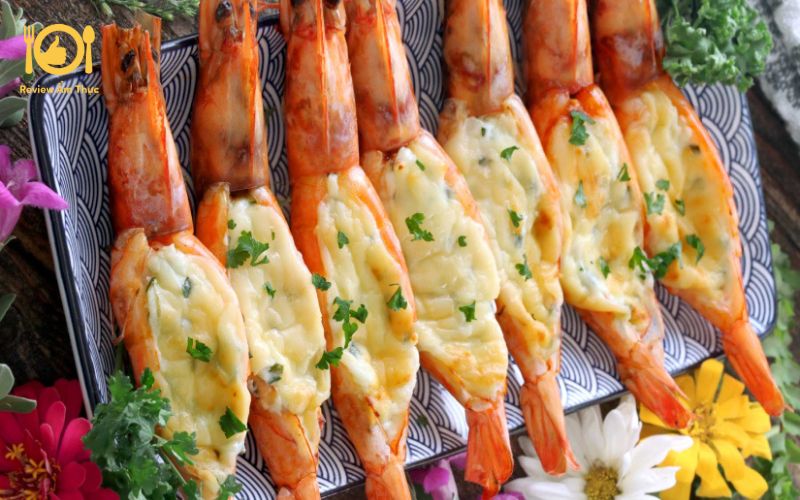 Cách làm món tôm nướng phô mai mozzarella đậm đà hương vị 11 tôm nướng phô mai mozzarella