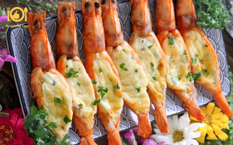 Tôm nướng phô mai nồi chiên không dầu đậm đà ngay tại nhà 9 Tôm nướng phô mai nồi chiên không dầu