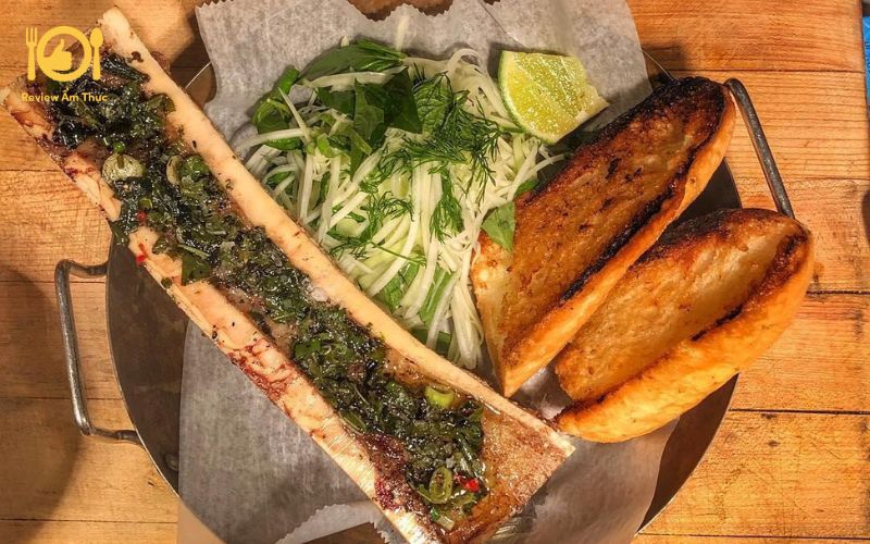 Tủy bò nướng giấy bạc - Món ăn bổ dưỡng cho người suy nhược 7 tủy bò nướng giấy bạc