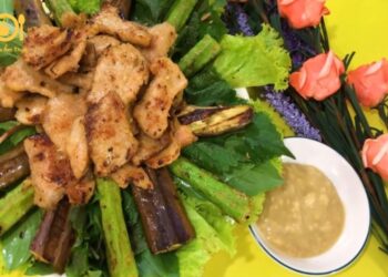 vú bò nướng chao