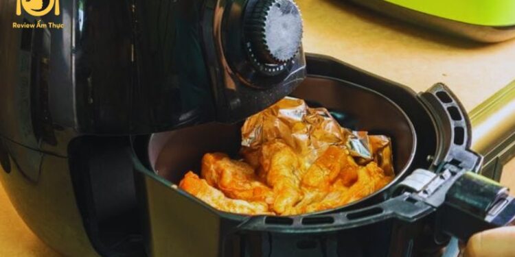 vú heo nướng nồi chiên không dầu