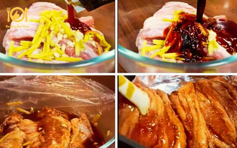 Cách chế biến vú heo nướng nồi chiên không dầu thơm ngon, đơn giản 9 vú heo nướng nồi chiên không dầu