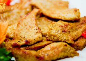 vú heo nướng sa tế