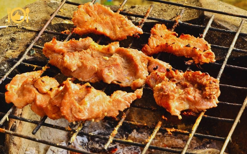 Review vú heo nướng Trường Sa - Quán ăn vặt có tiếng ở Sài Thành 6 vú heo nướng trường sa