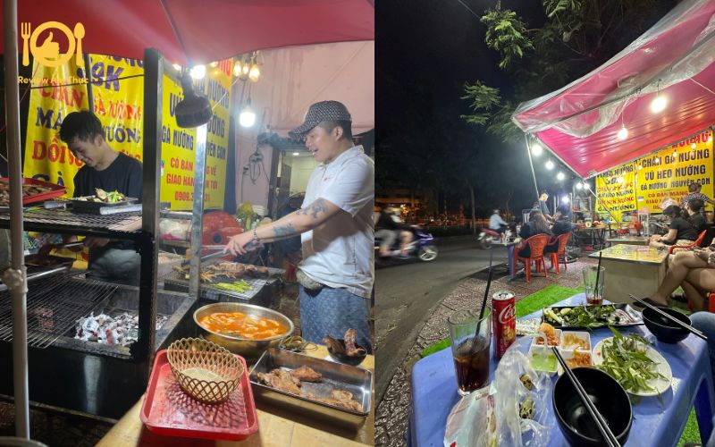 Review vú heo nướng Trường Sa - Quán ăn vặt có tiếng ở Sài Thành 7 vú heo nướng trường sa