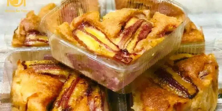 bánh chuối nướng bơ