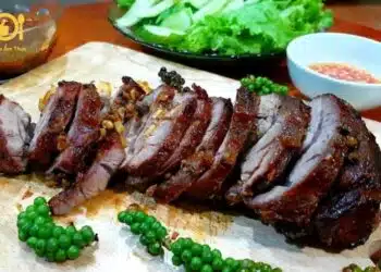 bắp bò nướng nồi chiên không dầu