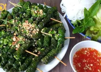 Top 4 quán bò nướng lá lốt Hà Nội thơm ngon, hấp dẫn nhất