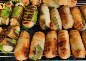 chuối nướng nếp