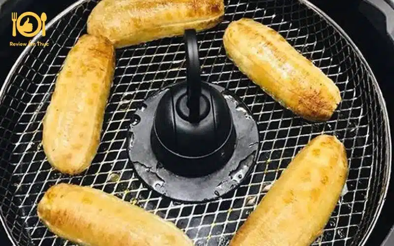 Cách làm chuối nướng nồi chiên không dầu thơm ngon chấn động 7 chuối nướng nồi chiên không dầu
