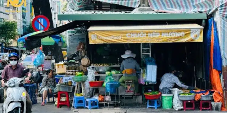 chuối nướng võ văn tần