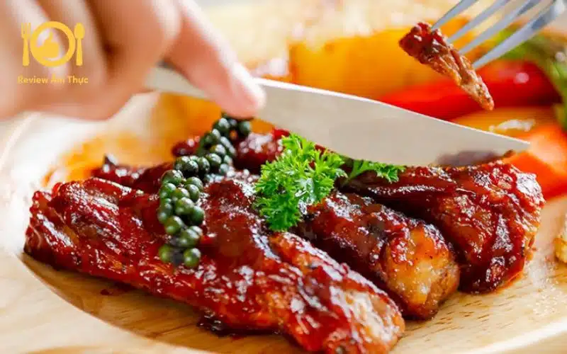 Chia sẻ bí quyết làm món dẻ sườn bò nướng BBQ nhanh và đơn giản 8 dẻ sườn bò nướng bbq