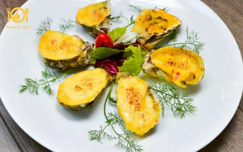 Hàu nướng bơ phô mai - Món ngon khó cưỡng, dễ làm tại nhà 6 hàu nướng bơ phô mai