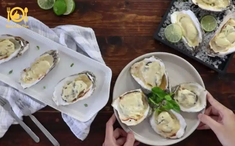 Hàu nướng bơ phô mai - Món ngon khó cưỡng, dễ làm tại nhà 7 hàu nướng bơ phô mai