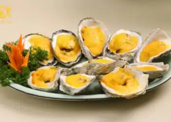 hàu nướng bơ phô mai