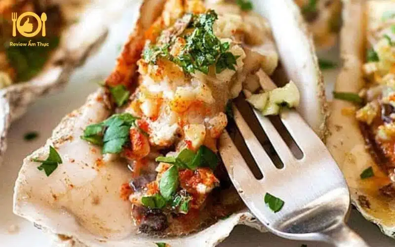 Hàu nướng bơ tỏi - Món ngon cuối tuần tại nhà không thể bỏ lỡ 8 hàu nướng bơ tỏi