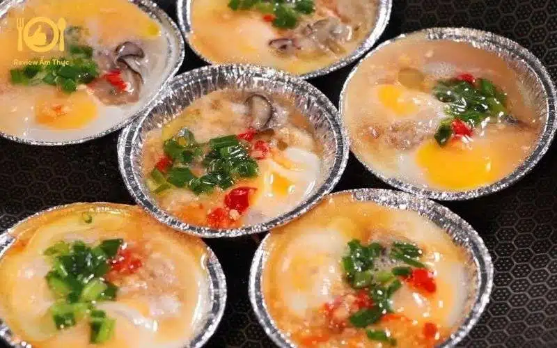 Cách làm hàu nướng mỡ hành bằng giấy bạc cực ngon 6 hàu nướng mỡ hành bằng giấy bạc