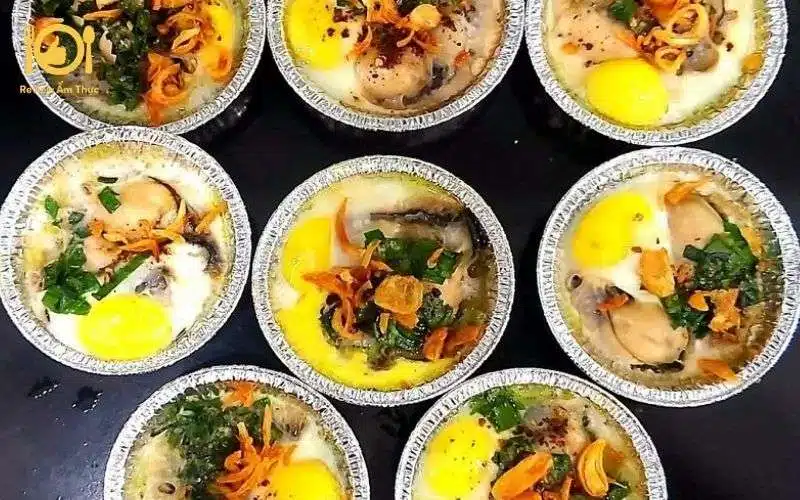 Cách làm hàu nướng mỡ hành bằng giấy bạc cực ngon 9 hàu nướng mỡ hành bằng giấy bạc