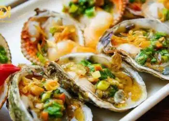 hàu nướng mỡ hành đà nẵng