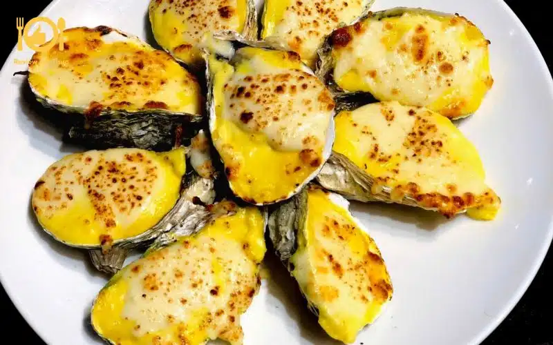 Cách làm hàu nướng mỡ hành phô mai thơm ngon, lạ miệng tại nhà 7 hàu nướng mỡ hành phô mai