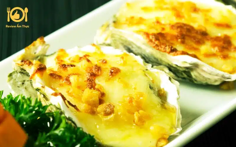 Cách làm hàu nướng mỡ hành phô mai thơm ngon, lạ miệng tại nhà 8 hàu nướng mỡ hành phô mai