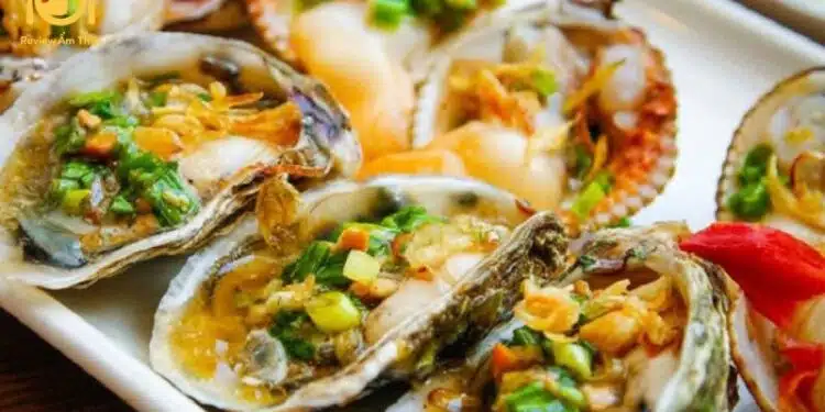 hàu nướng mỡ hành phô mai