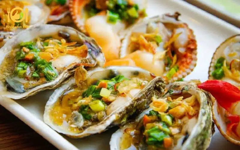 Hướng dẫn làm hàu nướng mỡ hành trứng cút ngon ngay tại nhà 10 hàu nướng mỡ hành trứng cút