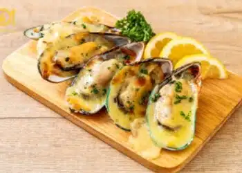 hàu nướng phô mai bằng lò vi sóng