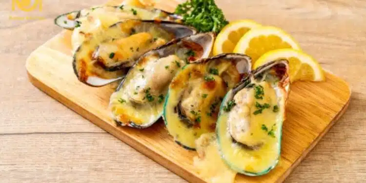 hàu nướng phô mai bằng lò vi sóng