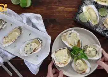 Hàu nướng phô mai con bò cười