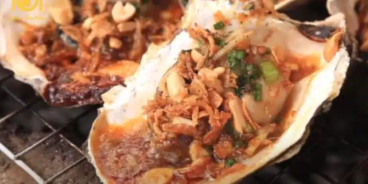 hàu nướng sa tế