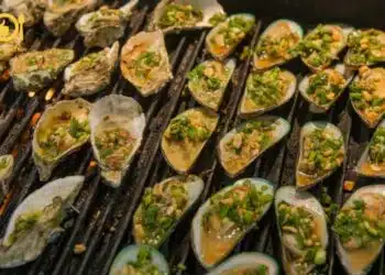 hàu nướng tiêu xanh