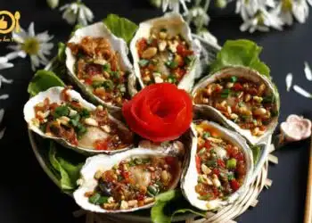 hàu nướng tỏi ớt