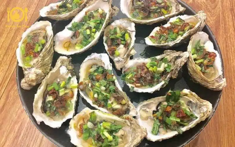 Cách làm hàu nướng trứng cút bằng nồi chiên không dầu đơn giản 11 Hàu nướng trứng cút bằng nồi chiên không dầu