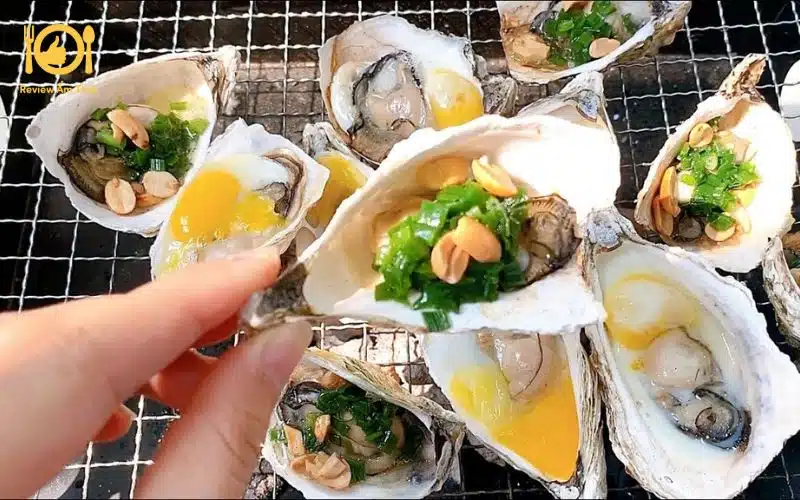 Cách làm hàu nướng trứng gà mỡ hành thơm ngon chuẩn nhà hàng 7 hàu nướng trứng gà mỡ hành