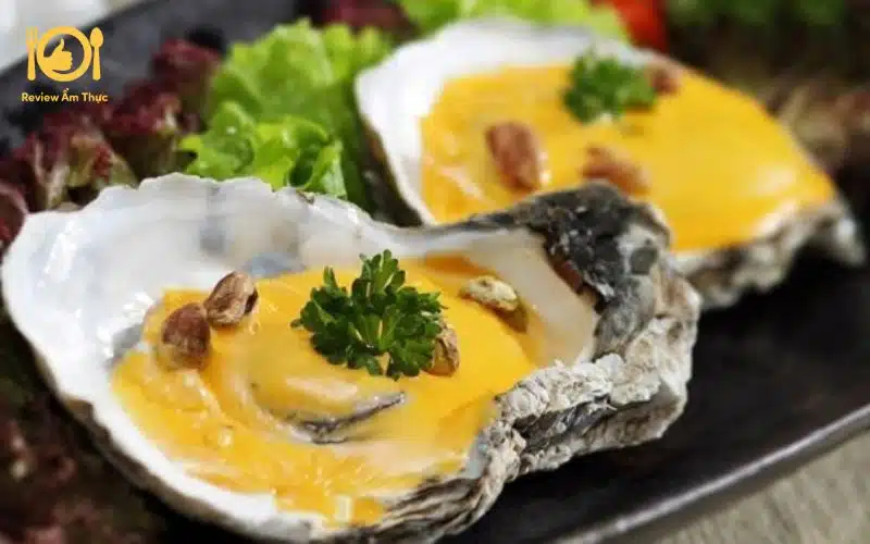 Cách làm hàu nướng trứng muối chuẩn vị nhà hàng 5 sao 7 hàu nướng trứng muối