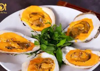 hàu nướng trứng muối