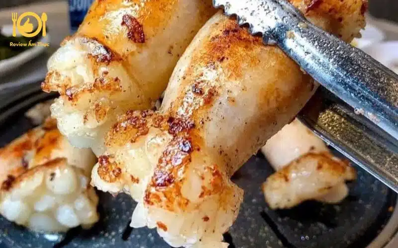 Hướng dẫn cách làm món lòng bò mỡ nướng Hàn Quốc ngon nhất 7 lòng bò mỡ nướng