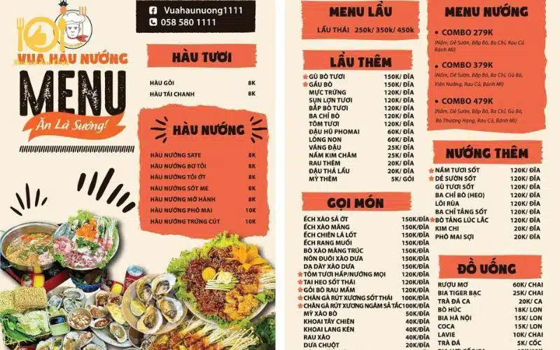 Review quán Vua Hàu Nướng - Vị tươi ngon số 1 tại Hà Nội 8 vua hàu nướng