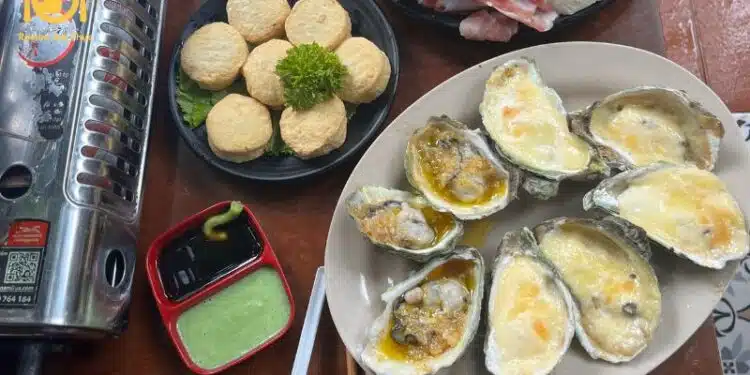 Review quán Vua Hàu Nướng - Vị tươi ngon số 1 tại Hà Nội