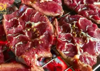 bắp bò nướng mọi