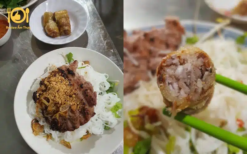 Review quán bún thịt nướng 2A, hương vị đậm đà “đã cái nư” 9 bún thịt nướng 2a